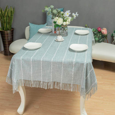 white-woven-and-knitted-light-blue-tablecloth