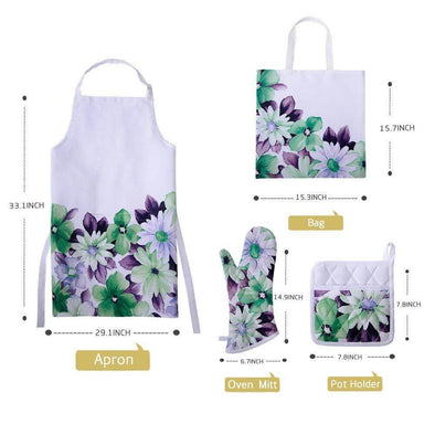 kitchen-apron-shopping-bag-oven-mitt-and-pot-holder